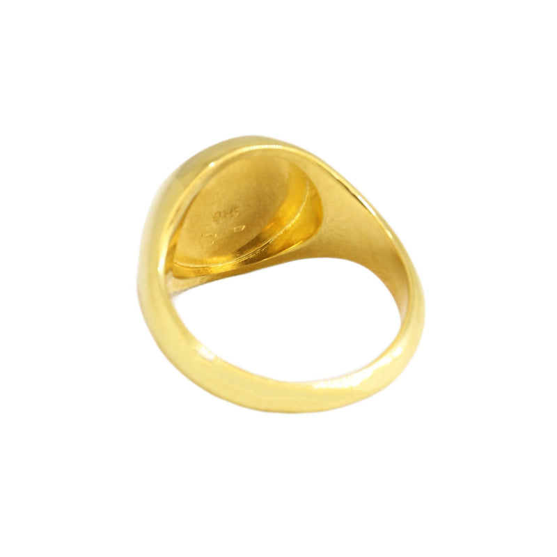 Scorpio signet ring // Gold