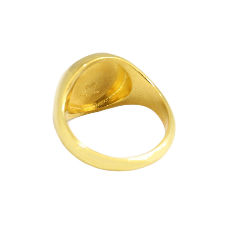 Leo signet ring // Gold
