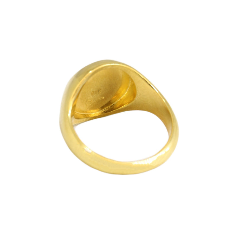 Cancer signet ring // Gold