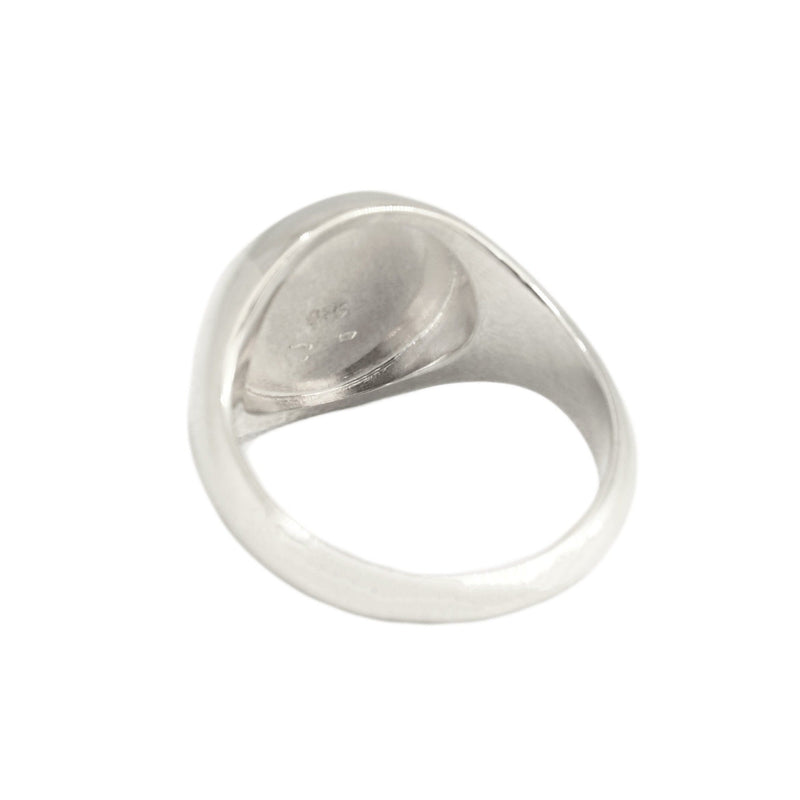 gemini signet ring silver // Silver