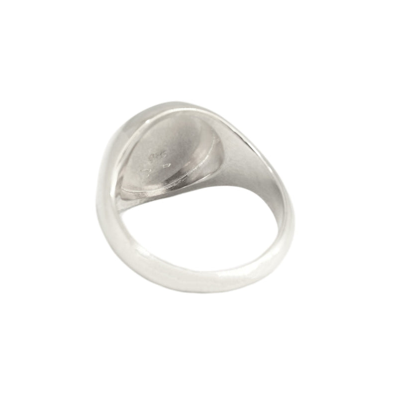 Cancer signet ring // Silver