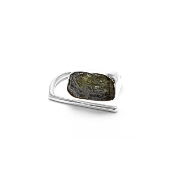 moldavite ring