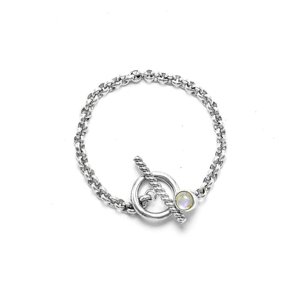 moonstone bracelet // Silver