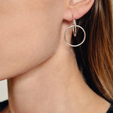 Sterling Silver Thin delicate Spiral Earrings