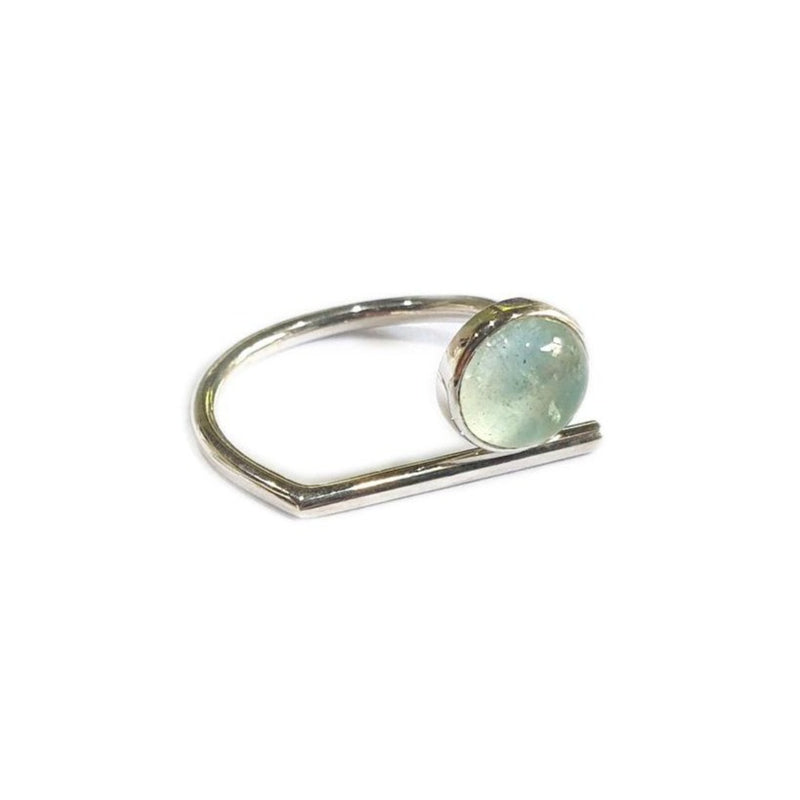 Aquamarine ring // Silver