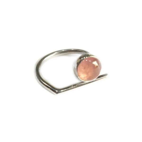 Pink Tourmaline ring // Silver