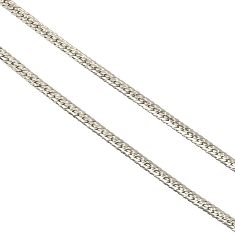 Gold herringbone necklace // Silver