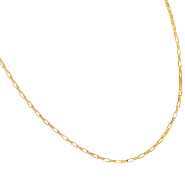 rectangle link chain // Gold
