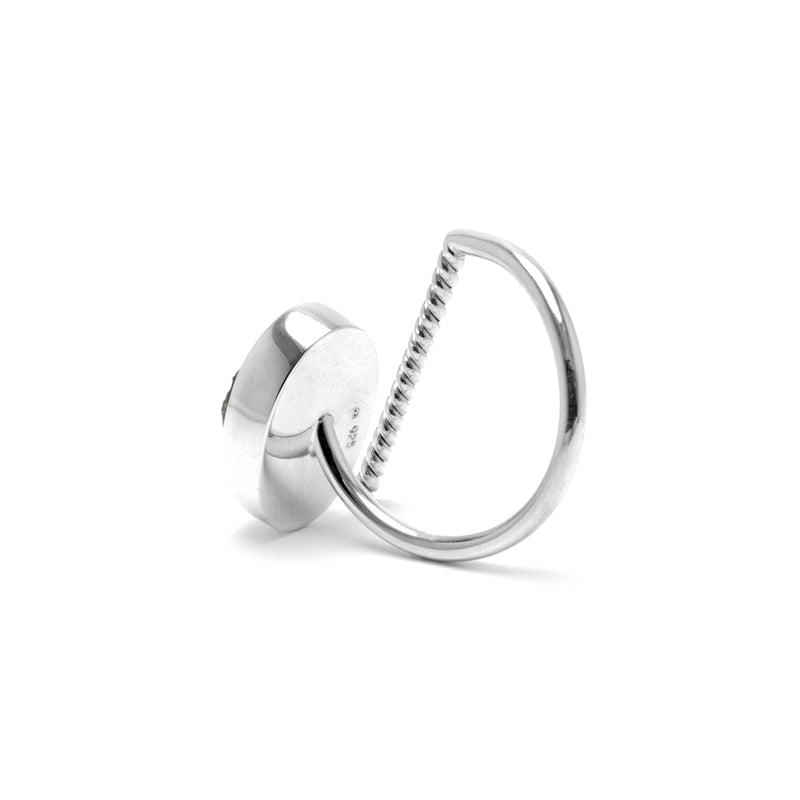 adjustable moldavite ring size 9