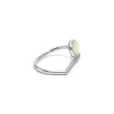 Adjustable Mother of Pearl Ring