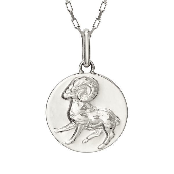 ram necklace aries // silver