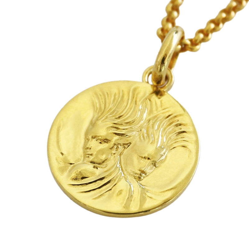 gemini necklace gold // Gold