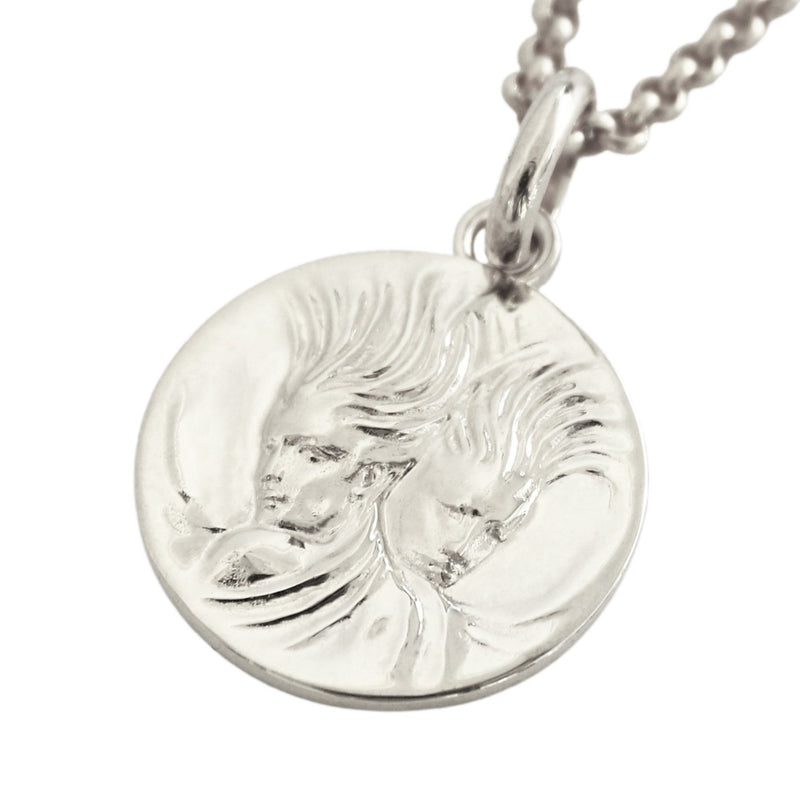 gemini necklace silver // Silver