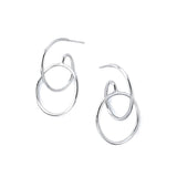 Sterling Silver Thin delicate Spiral Earrings