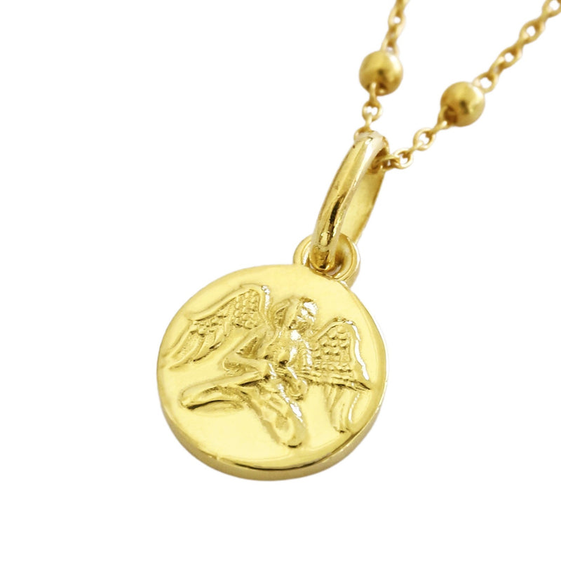 Dainty virgo necklace gold // Gold