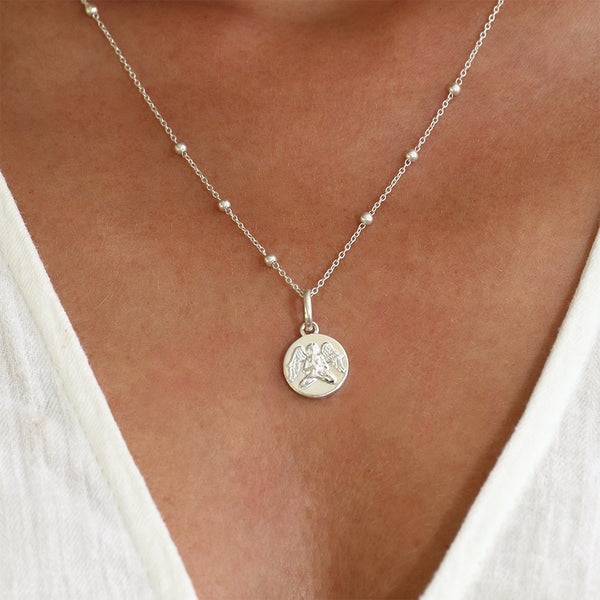 Dainty Virgo necklace silver // Silver